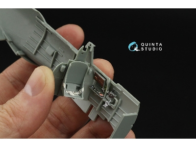 Douglas Sbd Dauntless Family Pilot's Cockpit - 3d-printed & Coloured Interior (For Accurate Miniatures / Academy / Etc. Kits) - 