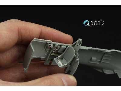 Douglas Sbd Dauntless Family Pilot's Cockpit - 3d-printed & Coloured Interior (For Accurate Miniatures / Academy / Etc. Kits) - 