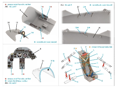 Bac/Ee Lightning F.6 - 3d-printed & Coloured Interior (For Airfix Kits) - image 10