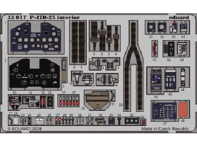 P-47D-25 interior S. A. 1/32 - Trumpeter - image 1