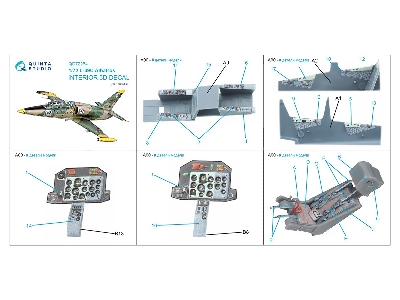 Aero L-39c Albatros - 3d-printed & Coloured Interior (For Eduard Kits) - image 10