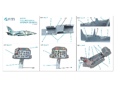 Aero L-39za Albatros - 3d-printed & Coloured Interior (For Eduard Kits) - image 11