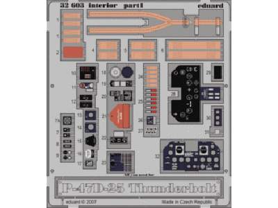 P-47D-25 interior S. A. 1/32 - Hasegawa - image 1