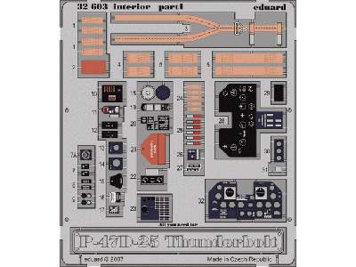 P-47D-25 interior S. A. 1/32 - Hasegawa - image 2