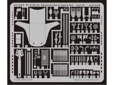 P-47D-25 interior S. A. 1/32 - Hasegawa - image 3