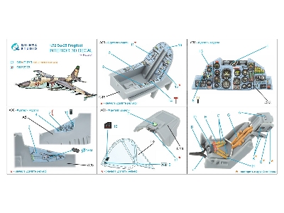 Sukhoi Su-25 - 3d-printed & Coloured Interior (For Zvezda Kits) - image 10