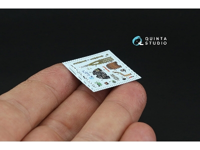 Supermarine Spitfire Mk.Vb - 3d-printed & Coloured Interior On Decal Paper (For Eduard Kits) - image 4