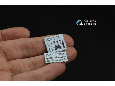Messerschmitt Bf-109 K-4 - 3d-printed & Coloured Interior On Decal Paper (For Eduard Kits) - image 2