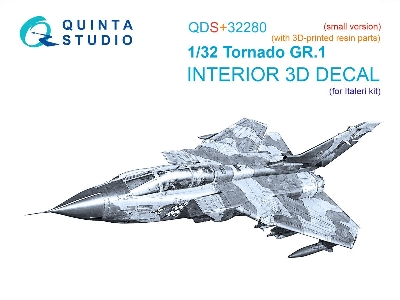 Panavia Tornado Gr.1 - 3d-printed & Coloured Interior With 3d-printed Parts (Small Version / For Italeri Kits) - image 1