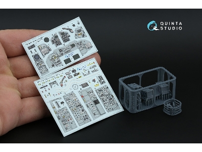 Panavia Tornado Gr.1 - 3d-printed & Coloured Interior With 3d-printed Parts (Small Version / For Italeri Kits) - image 2