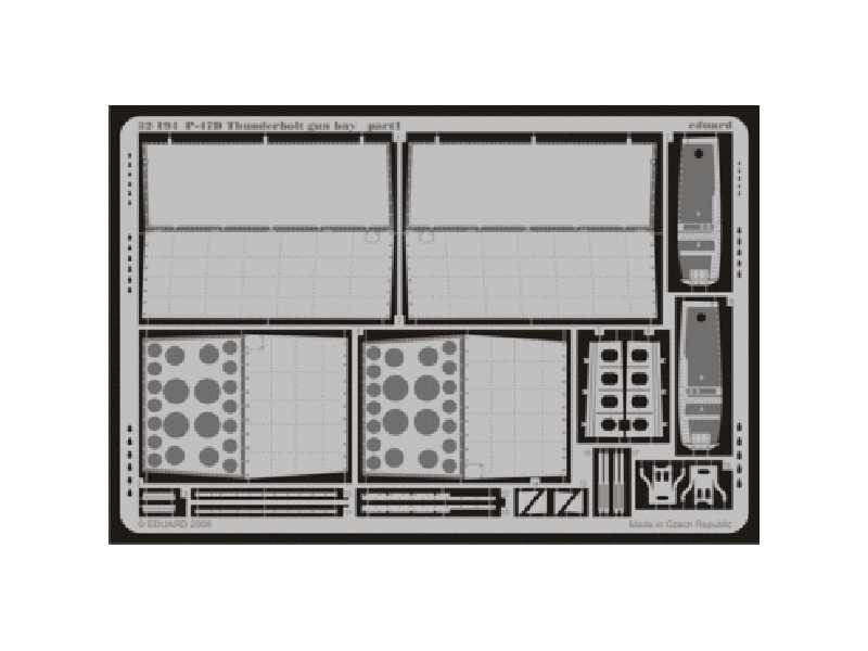 P-47D gun bay 1/32 - Trumpeter - image 1