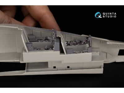 Mcdonnell Douglas Rf-4 C Phantom Ii (Late With Dmas) - 3d-printed & Coloured Interior With 3d-printed Parts (Small Version / For