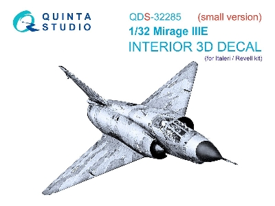 Dassault  Mirage Iiie - 3d-printed & Coloured Interior On Decal Paper (For Italeri And Revell Kits / Small Version) - image 1