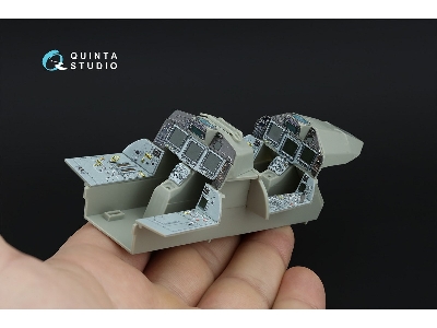 Eurofighter Typhoon Ef-2000 B / T Twin-seater - 3d-printed & Coloured Interior (For Trumpeter Kits / Small Version) - image 7