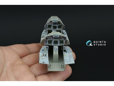 Eurofighter Typhoon Ef-2000 B / T Twin-seater - 3d-printed & Coloured Interior (For Trumpeter Kits / Small Version) - image 8