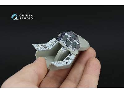 Eurofighter Typhoon Ef-2000 / 2000 A Single-seater - 3d-printed & Coloured Interior (For Trumpeter Kits / Small Version) - image