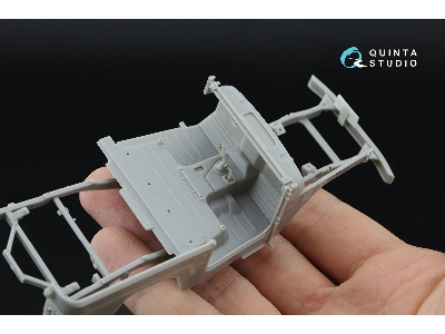 Toyota Fj43 Land Cruiser Series - 3d-printed & Coloured Interior (Small Version / For Ak Interactive Kits) - image 8