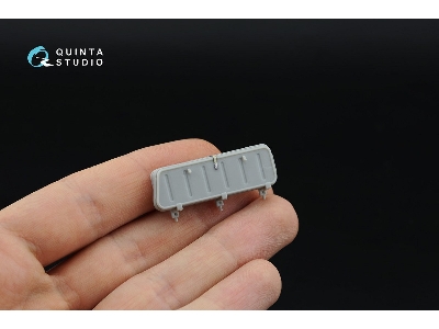 Toyota Fj43 Land Cruiser Series - 3d-printed & Coloured Interior (Small Version / For Ak Interactive Kits) - image 9