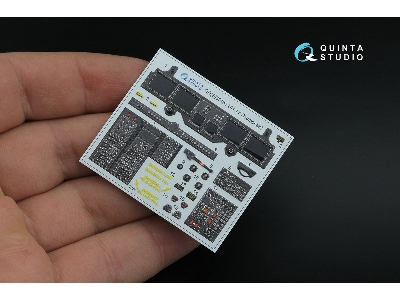 Bell Uh-1 Y Venom - 3d-printed & Coloured Interior (Small Version / For Trumpeter Kits) - image 2