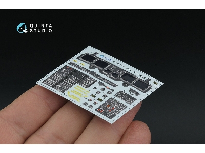 Bell Uh-1 Y Venom - 3d-printed & Coloured Interior (Small Version / For Trumpeter Kits) - image 4