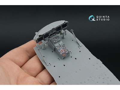 Bell Uh-1 Y Venom - 3d-printed & Coloured Interior (Small Version / For Trumpeter Kits) - image 6