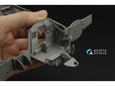 Heinkel He-111 H-6 - 3d-printed & Coloured Interior (Small Version / For Border Model Kits) - image 7