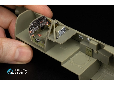 Vultee Mk.Ii Vengeance - 3d-printed & Coloured Interior (Small Version / For Dora Wings Kits) - image 5