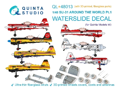 Sukhoi Su-31 Around The World Part 1 With 3d-printed And Fiberglass Resin Parts (For Quinta Studio Kits) - image 1