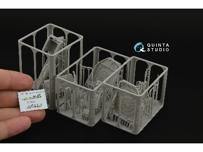 Sukhoi Su-30 Sm - Complete Wheel Wells With 3d-printed Resin Parts (For Zvezda Kits) - image 2