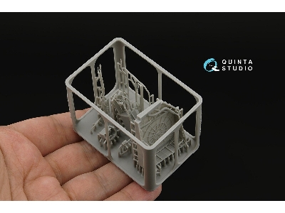 Sukhoi Su-30 Sm - Complete Wheel Wells With 3d-printed Resin Parts (For Zvezda Kits) - image 7
