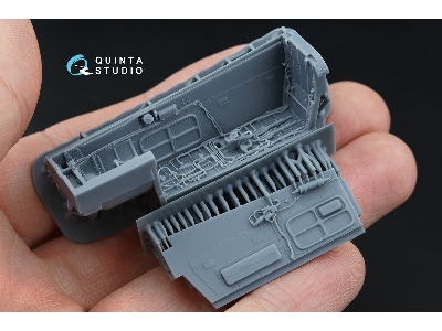 Sukhoi Su-30 Sm - Complete Wheel Wells With 3d-printed Resin Parts (For Zvezda Kits) - image 9