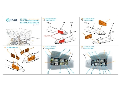 Sukhoi Su-25 Frogfoot - Nose Avionics Bays (For Zvezda Kits) - image 9