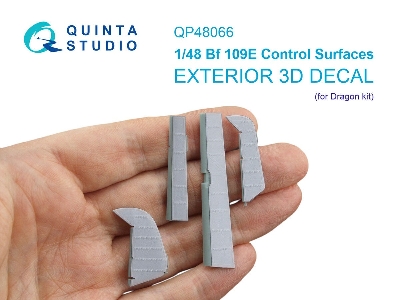 Messerschmitt Bf-109 E - Control Surfaces (For Dragon Kits) - image 1