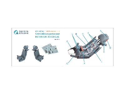 K-36d-3,5 Ejection Seats (2 Pcs) For Su-30 Family And Su-34 (For All Kits / 3d-printed) - image 8