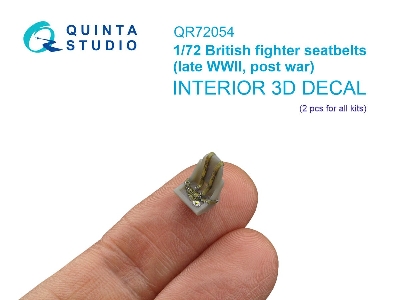British Fighter Seatbelts - Late Wwii - Post-war / For 2 Seats (For All Kits) - image 1