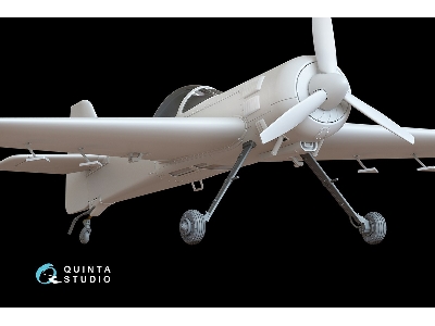 Sukhoi Su-31 - Landing Gear & Wheels With Pe And Fiberglass Parts (For Quinta Studio Kits) - image 2