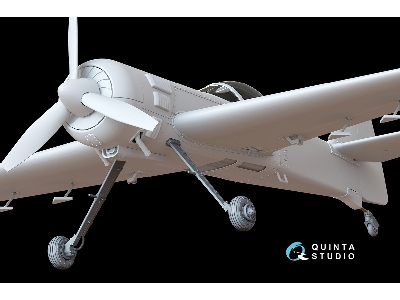 Sukhoi Su-31 - Landing Gear & Wheels With Pe And Fiberglass Parts (For Quinta Studio Kits) - image 4