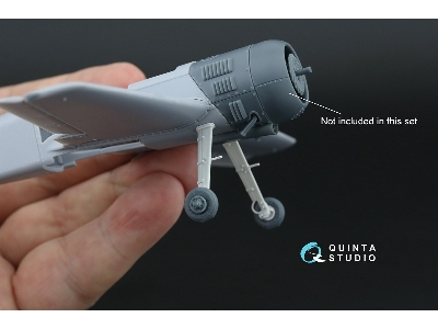 Sukhoi Su-31 - Landing Gear & Wheels With Pe And Fiberglass Parts (For Quinta Studio Kits) - image 8