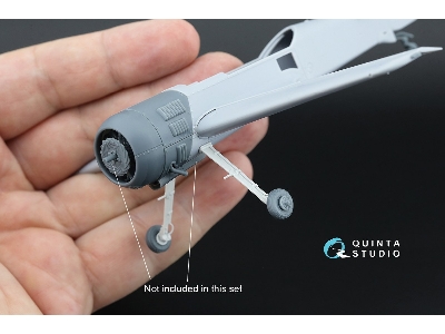 Sukhoi Su-31 - Landing Gear & Wheels With Pe And Fiberglass Parts (For Quinta Studio Kits) - image 9
