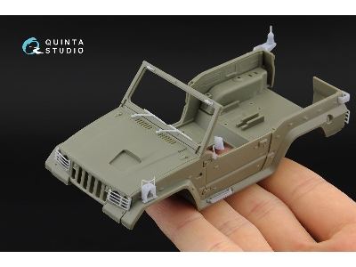 Jgsdf Mitsubishi Type 73 Light Truck Shin - 3d-printed Detailing Set (For Trumpeter Kits) - image 5