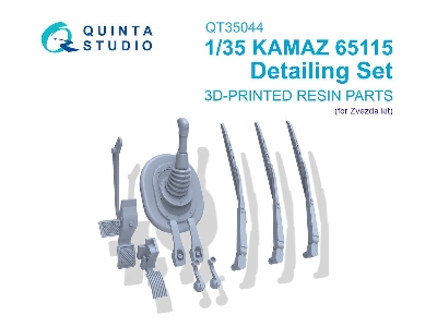 Kamaz 65115 - 3d-printed Detailing Set (For Zvezda Kits) - image 1