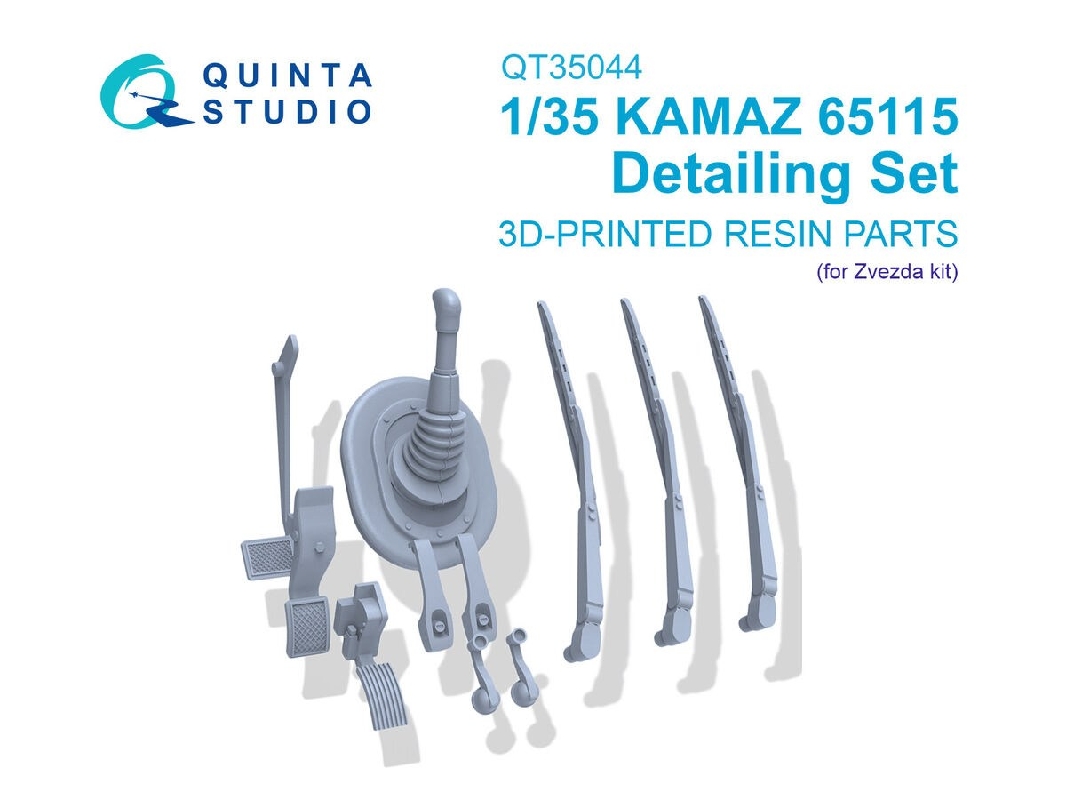 Kamaz 65115 - 3d-printed Detailing Set (For Zvezda Kits) - image 1