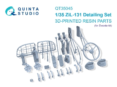 Zil-131 - 3d-printed Detailing Set (For Zvezda Kits) - image 1