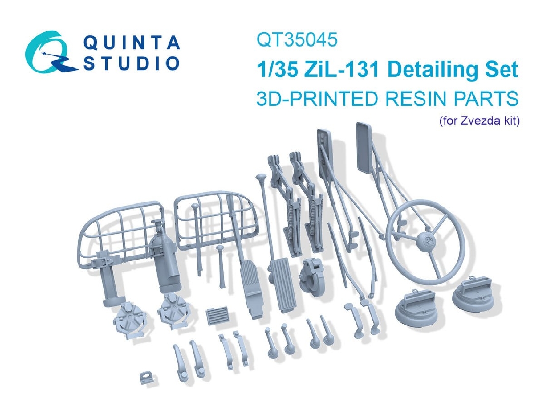 Zil-131 - 3d-printed Detailing Set (For Zvezda Kits) - image 1
