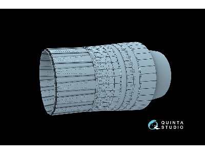 Sukhoi Su-30 Sm - Exhaust Nozzles / Afterburner Position (For Zvezda Kits / 3d-printed) - image 6