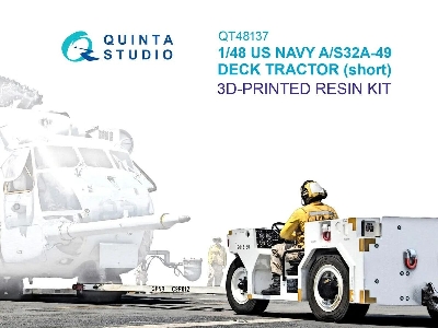 Us Navy As32a-49 (Short) Deck Tractor (3d-printed Full Kit) - image 1