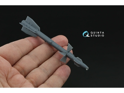 R-27et Air-to-air Missiles With Launchers - 3d-printed (2 Pcs / For All Kits) - image 5