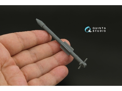 R-77-1 Ver.2 Air-to-air Missiles With Launchers - 3d-printed (2 Pcs / For All Kits) - image 3