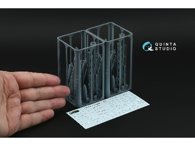 Kh-31p Аnti-radar Missiles With Launchers - 3d-printed (2 Pcs / For All Kits) - image 2
