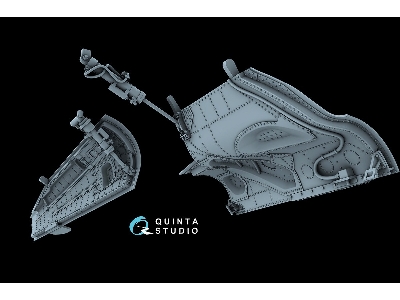 Sukhoi Su-30 Sm - Landing Gear Doors (For Zvezda Kits / 3d-printed) - image 5